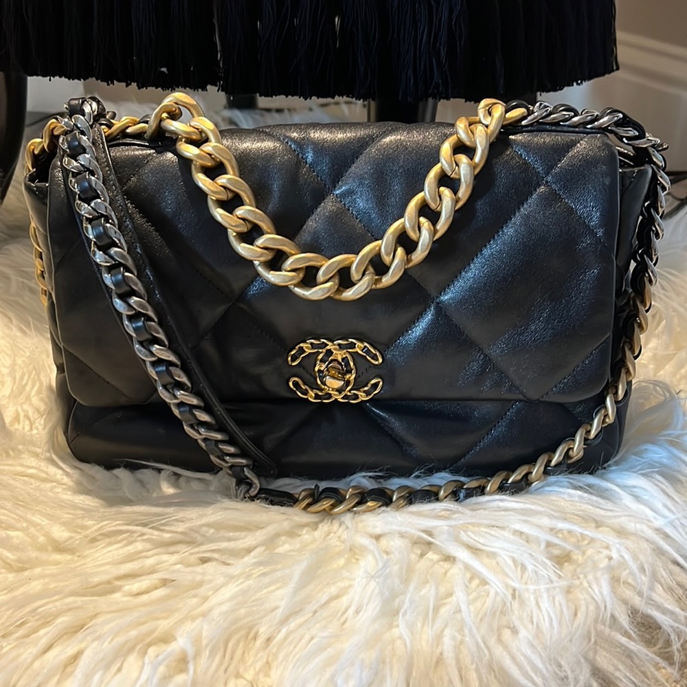 SOLD! Small black Chanel 19